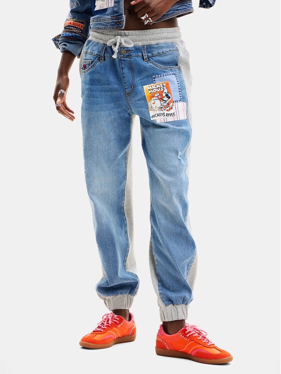 Desigual Desigual Jogger MICKEY 24SWDD68 Plava Regular Fit