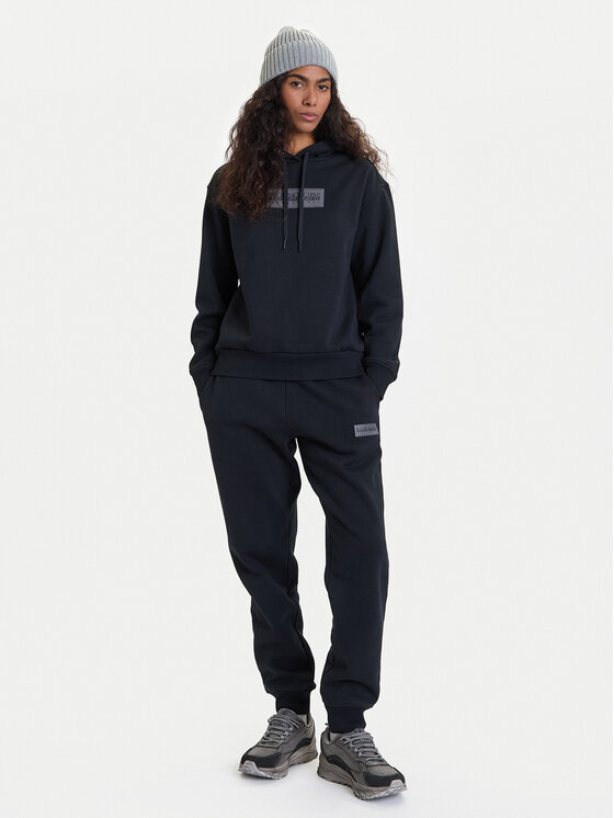 Napapijri Napapijri Pantaloni da tuta M-Box NP0A4HZ6 Nero Regular Fit