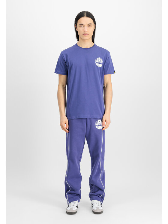 Alpha Industries Alpha Industries Joggery Logo Jogger Fioletowy Regular Fit