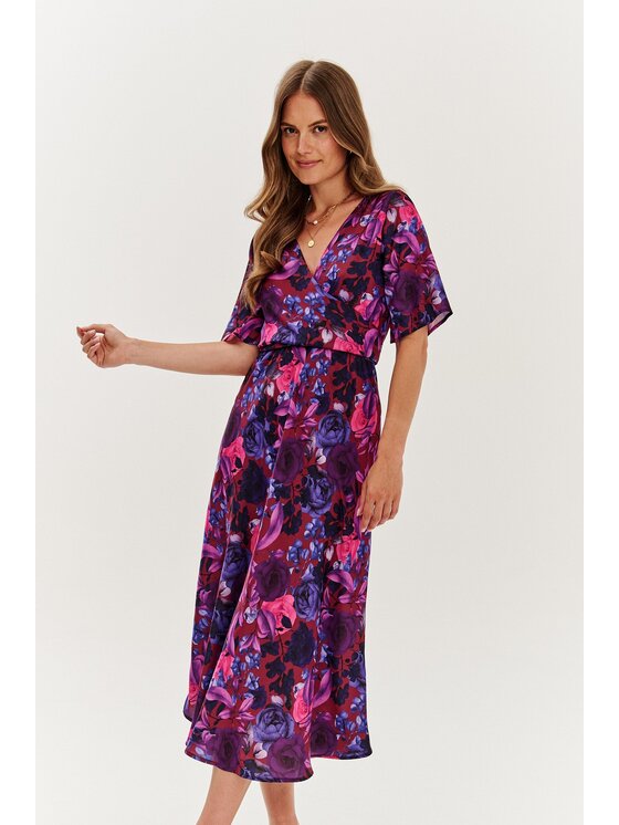 NAOKO NAOKO Každodenní šaty Rosabella Fialová Regular Fit