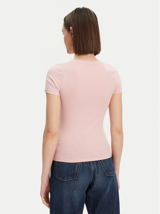 Guess Guess Тишърт O5RI02 KBBU1 Розов Regular Fit
