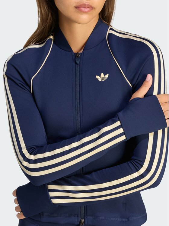 adidas adidas Bluza techniczna 168502 Niebieski jasny Slim Fit