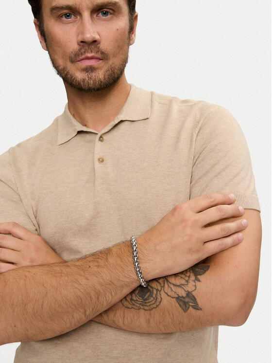 Armani Exchange Armani Exchange Bransoletka AXG0045040 Srebrny