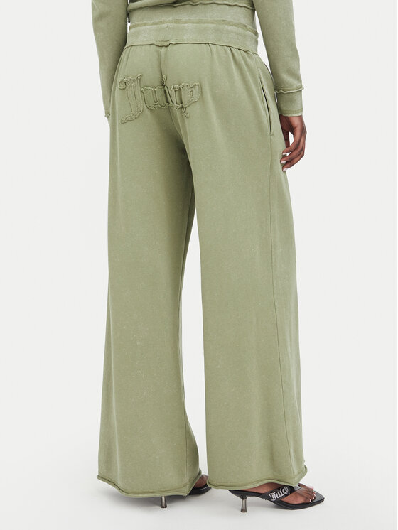 Juicy Couture Juicy Couture Pantaloni trening JCWBJ226321 Kaki Relaxed Fit