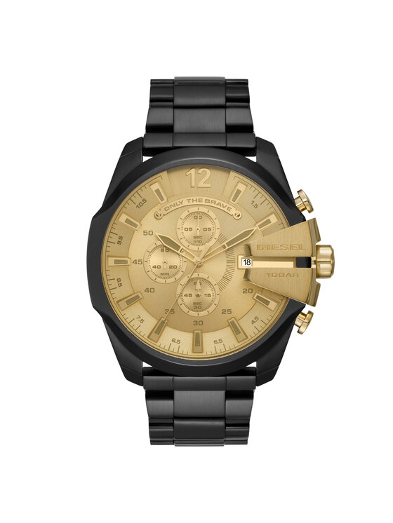 Diesel Diesel Laikrodis Mega Chief DZ4485 Juoda