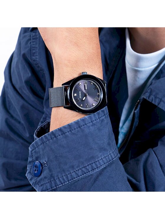 Guess Guess Zegarek GW0495G3 Granatowy