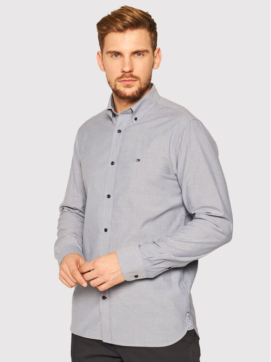 MW0MW14994 Tamsiai mėlyna Regular Fit 