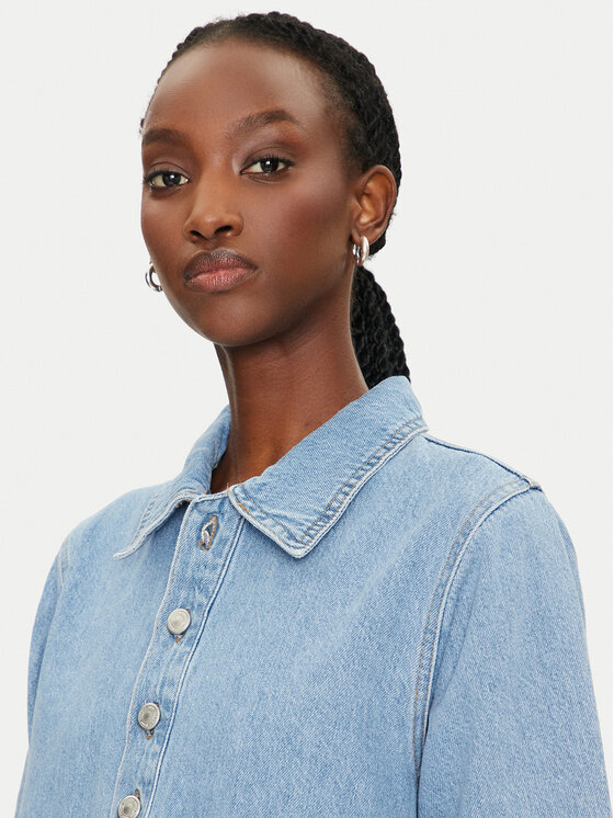 ONLY ONLY Sukienka jeansowa Gry 15335635 Niebieski Regular Fit