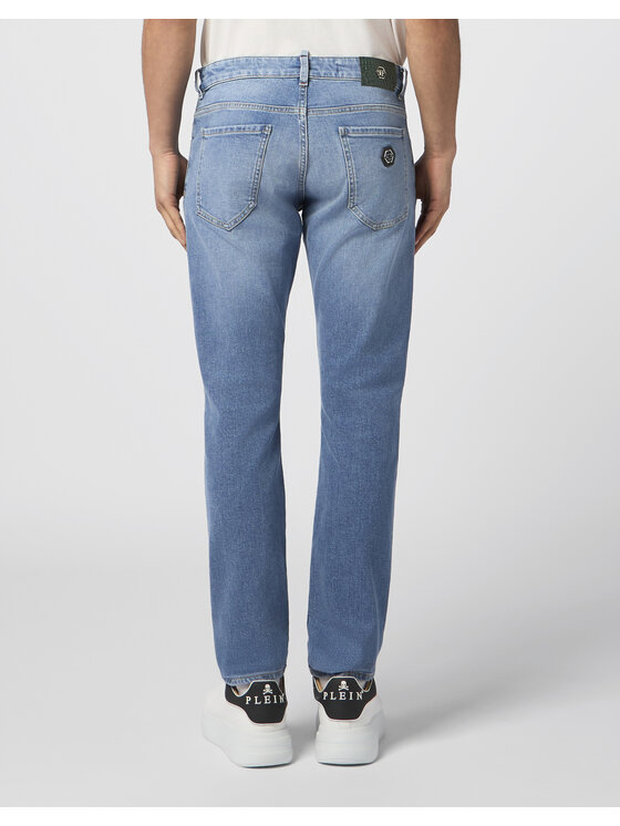 PHILIPP PLEIN PHILIPP PLEIN Jeansy 30651 Niebieski Straight Leg