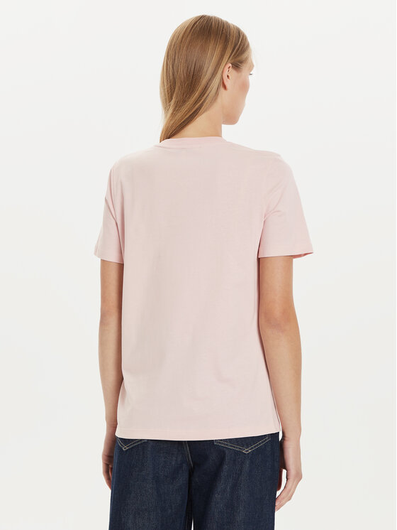 Tommy Hilfiger Tommy Hilfiger Тишърт Script Graphic WW0WW43502 Розов Regular Fit