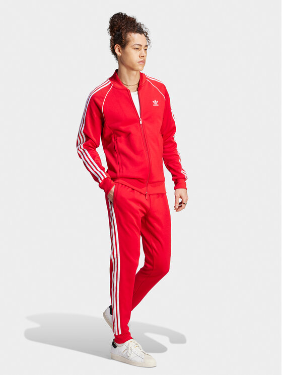 adidas adidas Bluza adicolor Classics SST IL2494 Czerwony Slim Fit