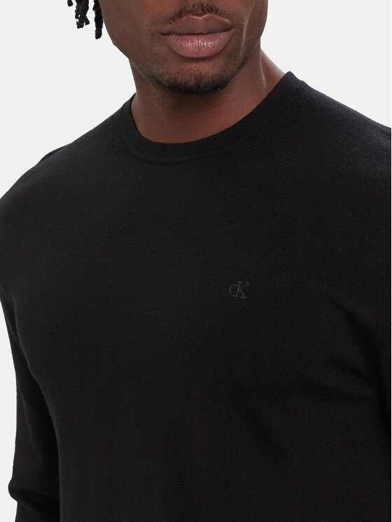 Calvin Klein Calvin Klein Sweater LV04LB305G Fekete Regular Fit