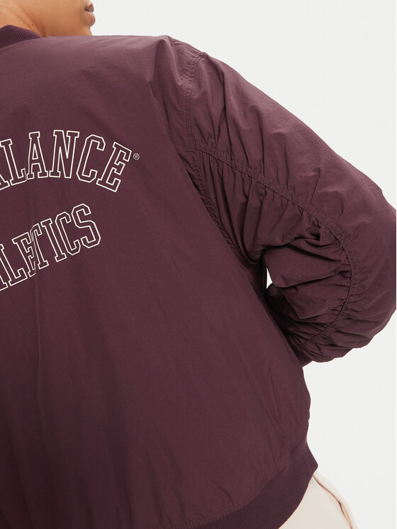 New Balance New Balance Μπόμπερ μπουφάν WJ43511 Καφέ Regular Fit