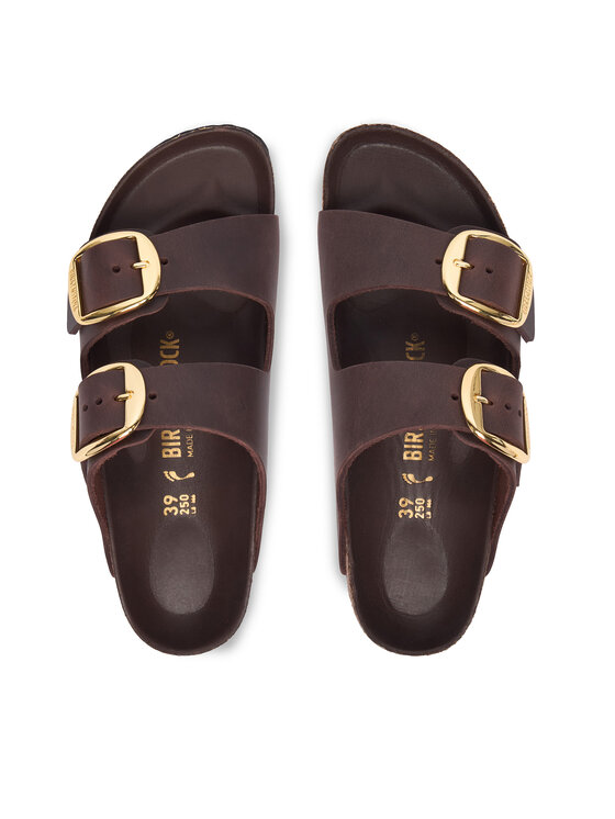 Birkenstock Birkenstock Παντόφλες Arizona Big Buckle 1032916 Σκούρο μπεζ