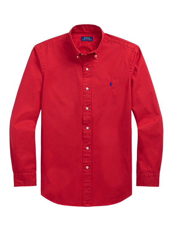 Polo Ralph Lauren Polo Ralph Lauren Srajca 710937993012 Rdeča Custom Fit
