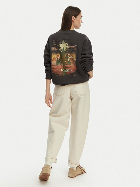 Billabong Billabong Džemperis ar kapuci Desert Break EBJSF00189 Pelēks Loose Fit