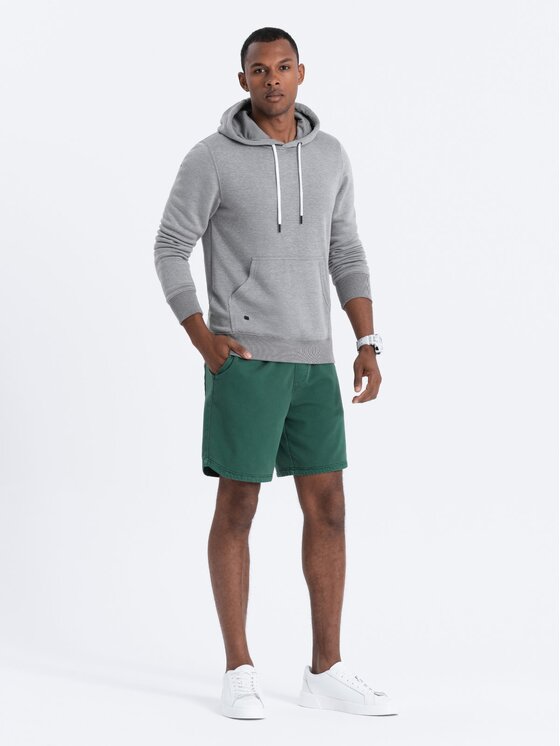 Ombre Ombre Mikina B979 Šedá Regular Fit