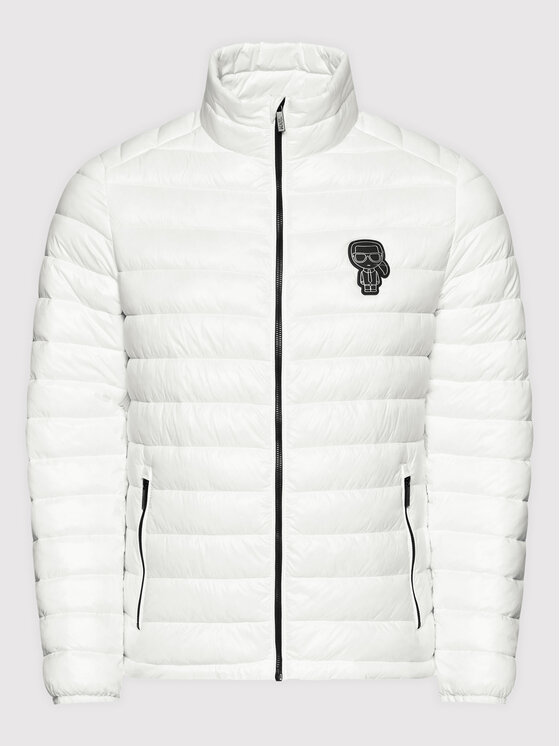 KARL LAGERFELD KARL LAGERFELD Giacca di transizione Blouson 505400 521590 Bianco Regular Fit