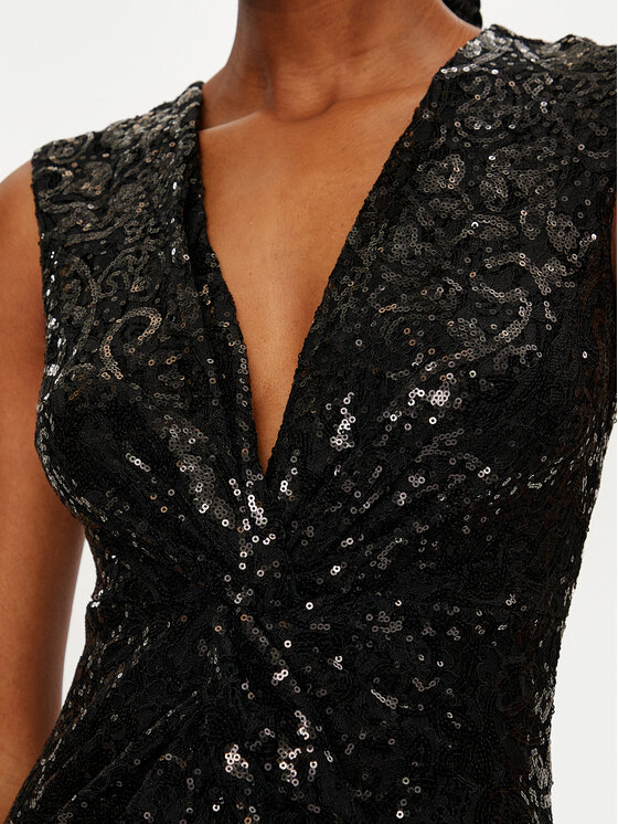 Rinascimento Rinascimento Estélyi ruha CFC0121922003 Fekete Regular Fit