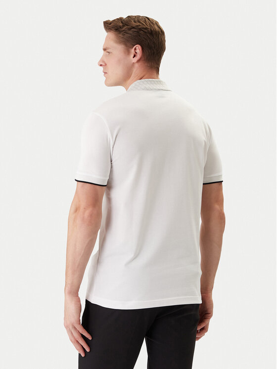 BOSS BOSS Polokošile PL_GOC Chip Paddy 50554583 Bílá Regular Fit
