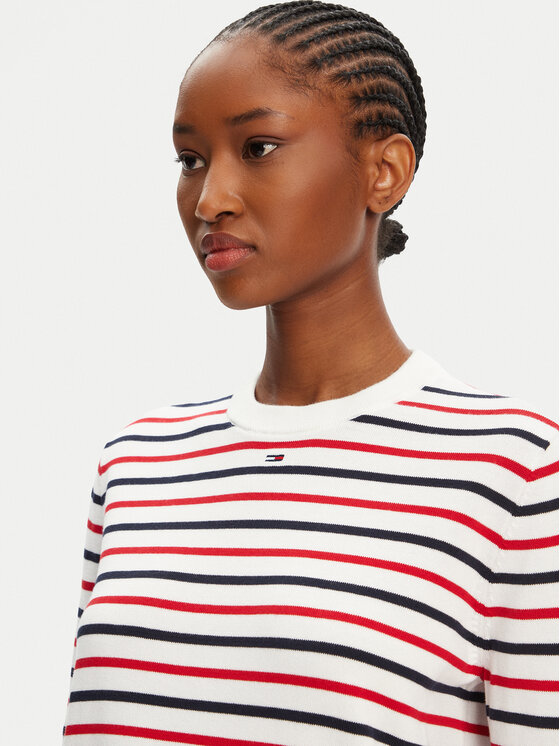 Tommy Jeans Tommy Jeans Sveter Essential DW0DW20159 Farebná Regular Fit