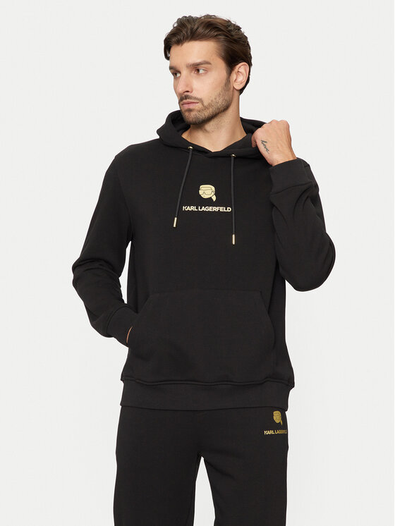 KARL LAGERFELD KARL LAGERFELD Džemperis 705460 551900 Juoda Regular Fit