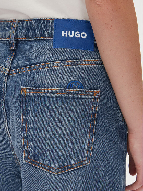 HUGO HUGO Jeansy 50533913 Modrá Regular Fit