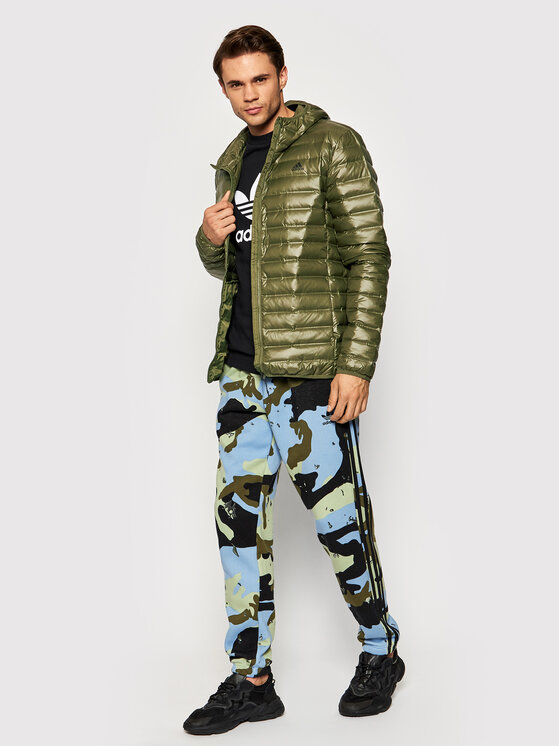 adidas adidas Pūkinė striukė Varilite GT9222 Žalia Slim Fit