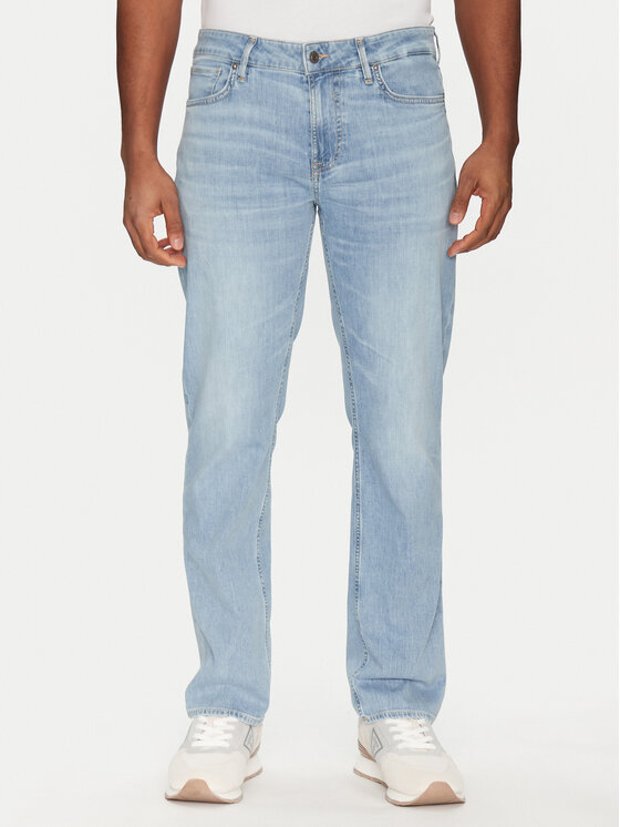 Guess Guess Jeansy M5GAN2 D5MZ3 Světle modrá Slim Fit