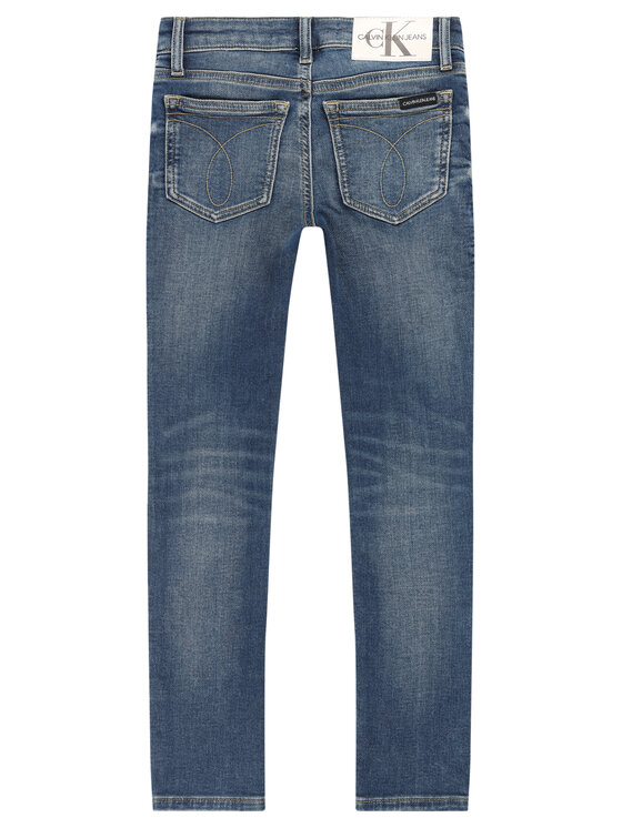 Calvin Klein Jeans Calvin Klein Jeans Blugi MR-AT Wash IG0IG00440 Bleumarin Skinny Fit