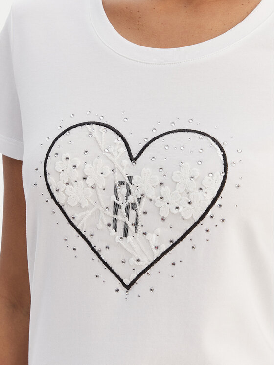 Fracomina Fracomina T-Shirt FR26ST3002J401N5 Weiß Regular Fit