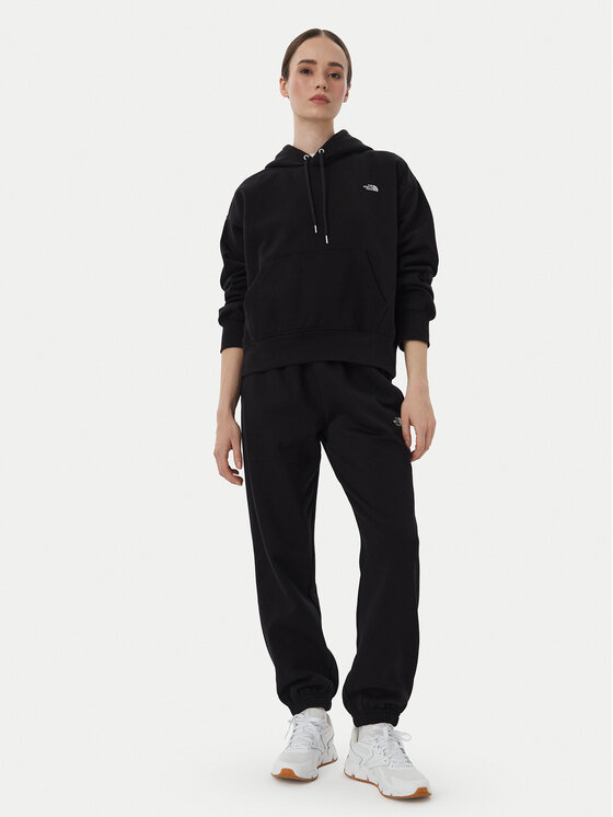The North Face The North Face Majica dugih rukava Tnf Essential Simple Dome Boxy Os NF0A8HBX Crna Regular Fit