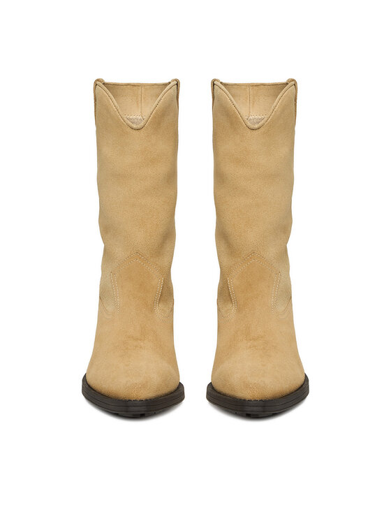 Badura Badura Cizme și botine cowboy EO-CAMILA-5031 Bej