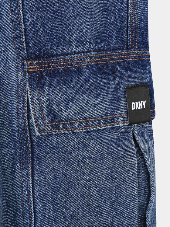DKNY DKNY Jeansy D34B04 S Niebieski Regular Fit