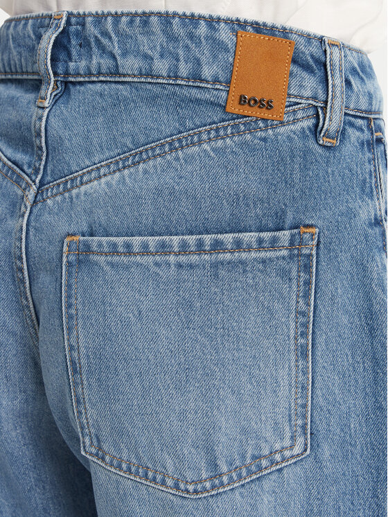 BOSS BOSS Jeansy Daelya 50538602 Modrá Relaxed Fit