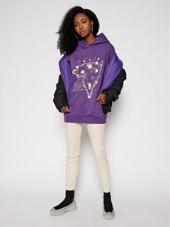 Local Heroes Local Heroes Džemperis What Stars Say Hoodie AW2021S0001 Violetinė Regular Fit