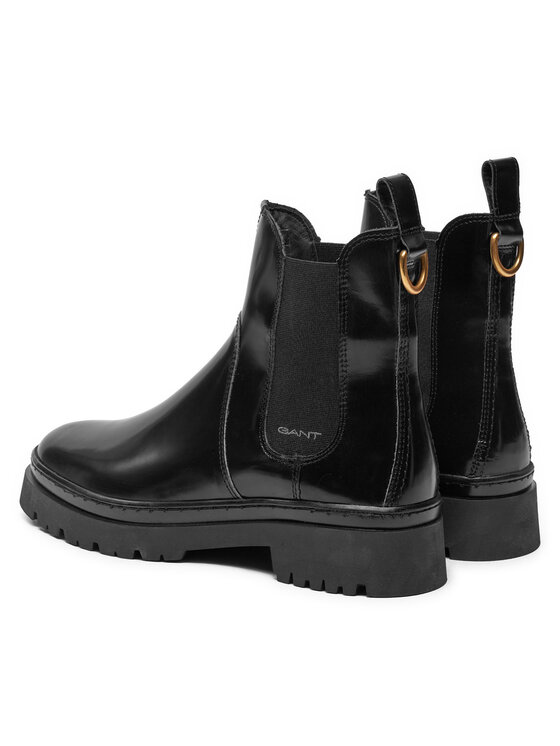 Gant Gant Kotníková obuv s elastickým prvkem 29551762 Černá