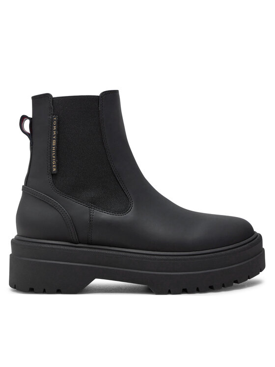 Ghete Jodhpur Tommy Hilfiger Chelsea FW0FW08162 Negru