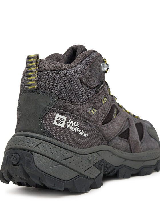 Jack Wolfskin Jack Wolfskin Trekingová obuv Vojo Tour Texapore Mid A62072 Sivá