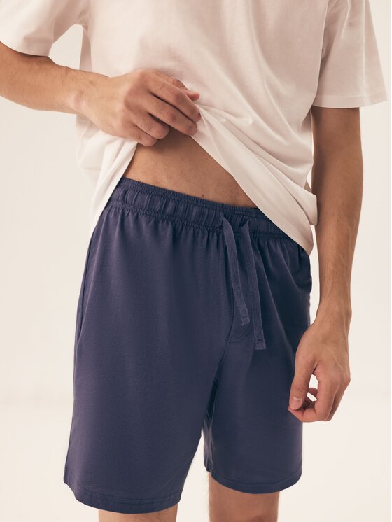 Esotiq Esotiq Piżama 43031 Granatowy Regular Fit