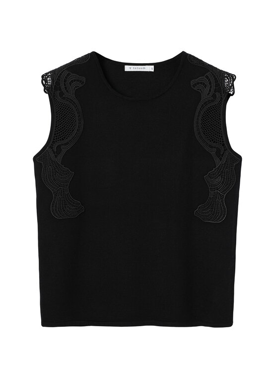TATUUM Tatuum Bluzka LANERA Czarny Fitted Fit