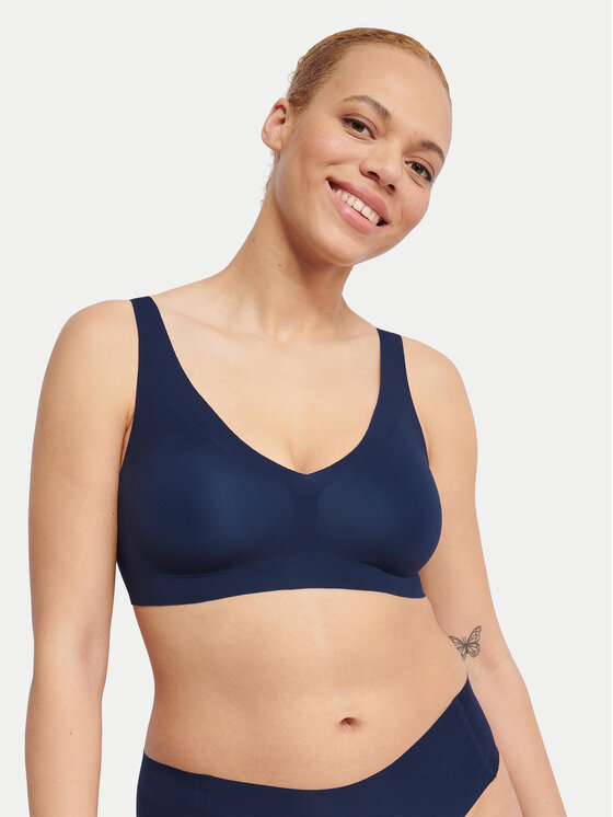 Sloggi Sloggi Sutien fără armătură Zero Feel 10217728 Bleumarin