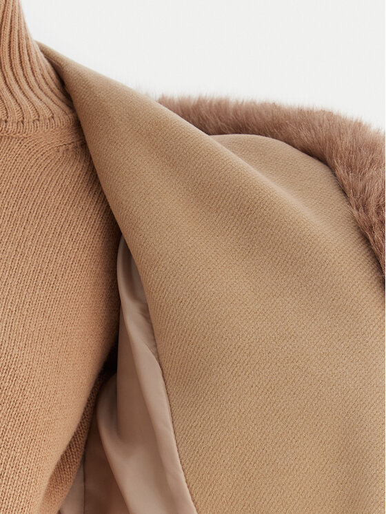 Rinascimento Rinascimento Wintermantel CFC0126714003 Beige Regular Fit