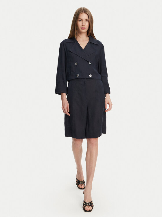 Marella Marella Bermuda nadrág Pireo 2513141044 Sötétkék Relaxed Fit