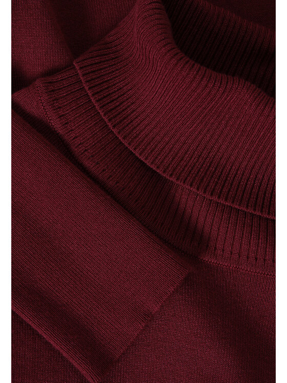 TATUUM Tatuum Sweter NEKOKI Czerwony Fitted Fit