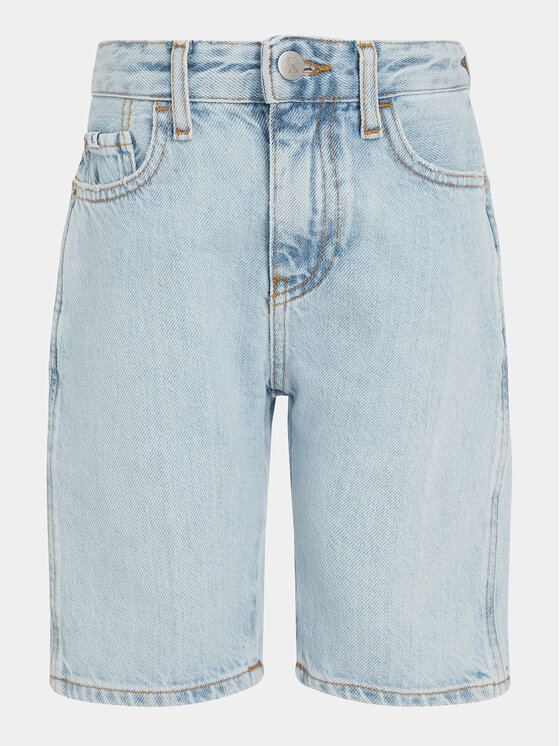 Calvin Klein Jeans Calvin Klein Jeans Jeans kratke hlače IB0IB02005 Modra Relaxed Fit