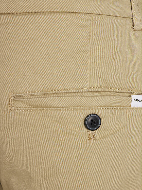 Lindbergh Lindbergh Chino nohavice 30-005044 Béžová Slim Fit