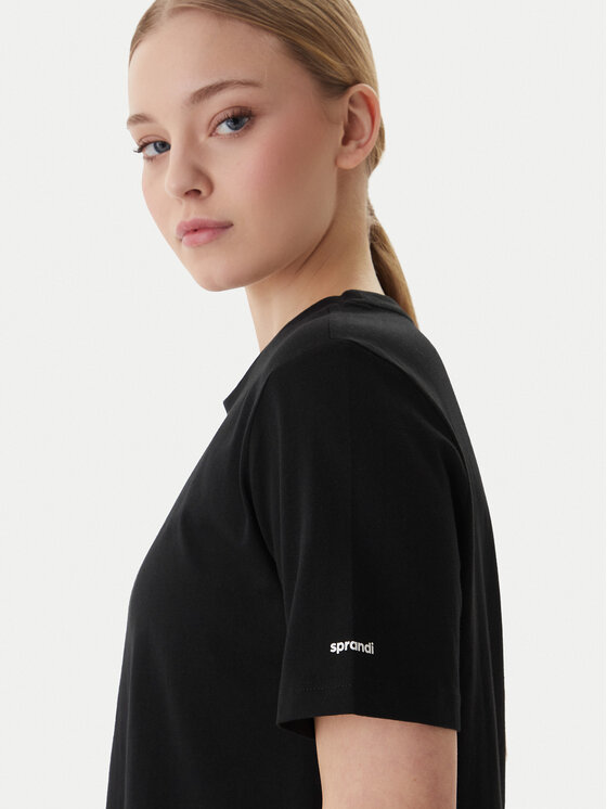 Sprandi Sprandi T-särk W126-SILTS-1011-48X Must Regular Fit