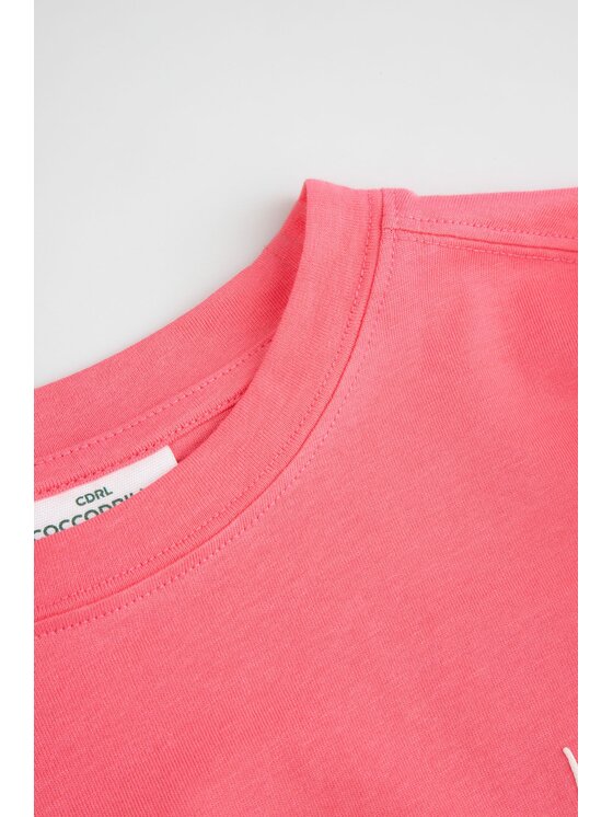 Coccodrillo Coccodrillo T-Shirt WC6143201TGJ-007 Różowy Regular Fit