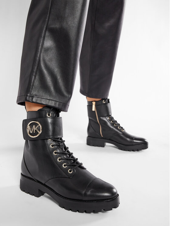 michael kors black ankle boots